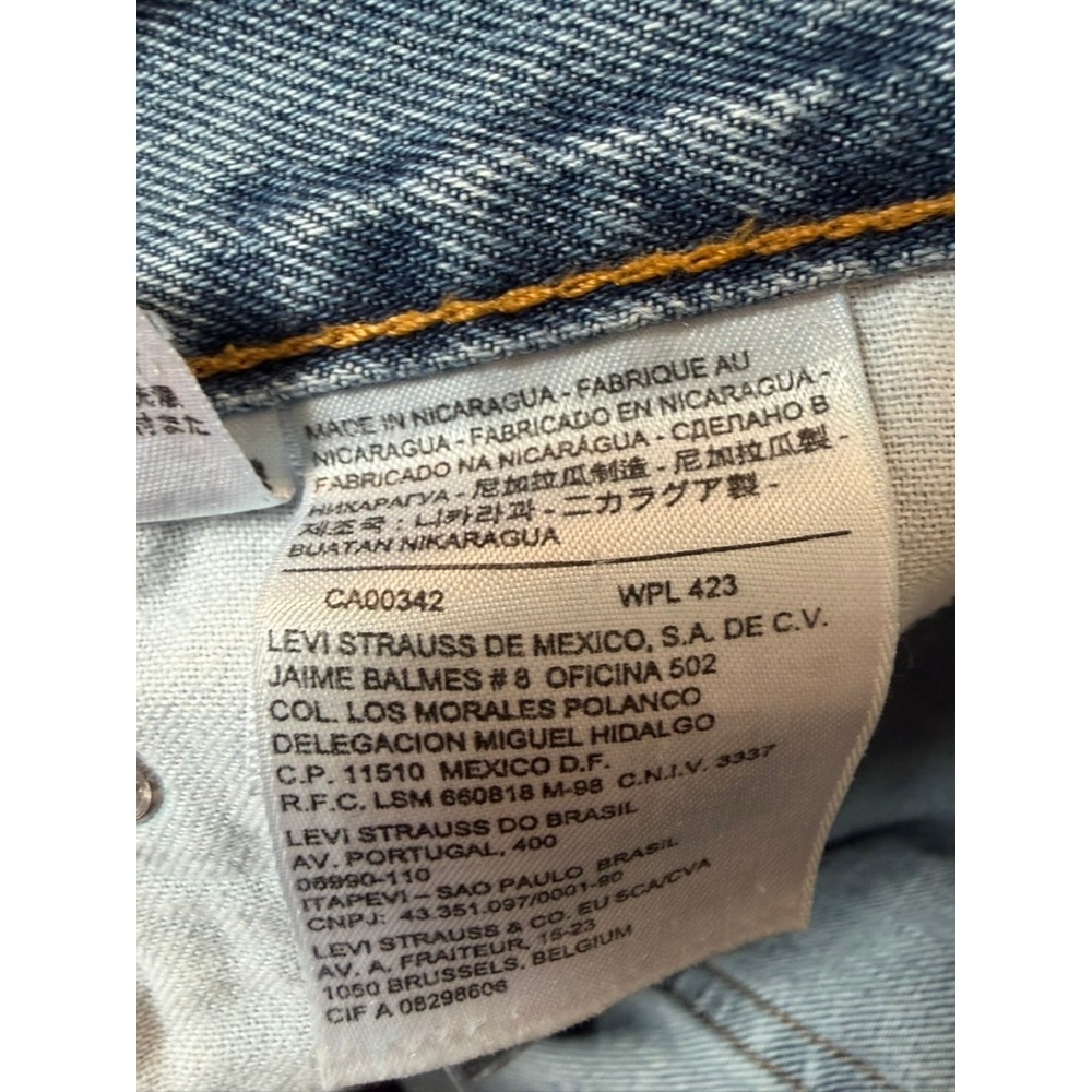 Levis 550 Mens Relaxed Fit Tapered Leg Blue Denim Jeans W34 L30 Medium Wash - Picture 9 of 10